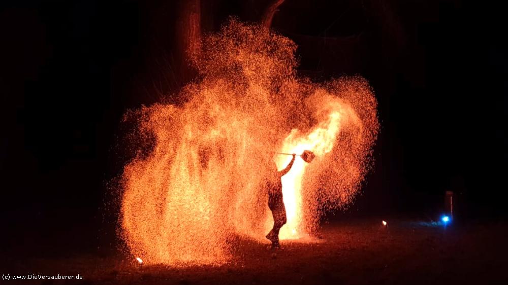 #Feuershow Dahme Luckau Spreewald für Hochzeit Firmenfest