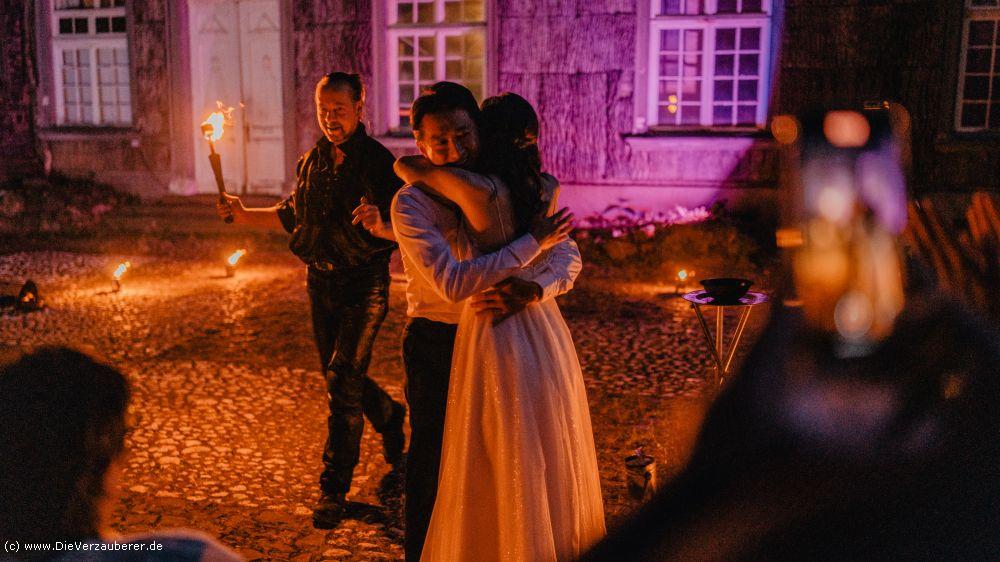 Feuershow Schaumburg Limburg Frankfurt Rheinland-Pfalz für Hochzeit