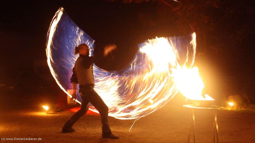 Professionelle Feuershow für Hochzeit, Geburtstag, Betriebsfeier