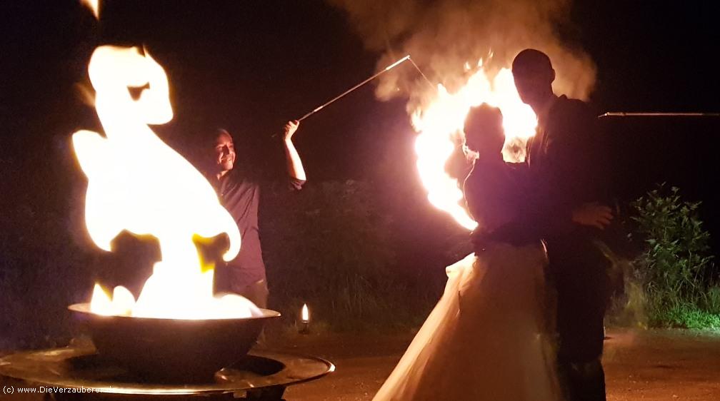 Feuershow Harz als Geschenk zur Hochzeit