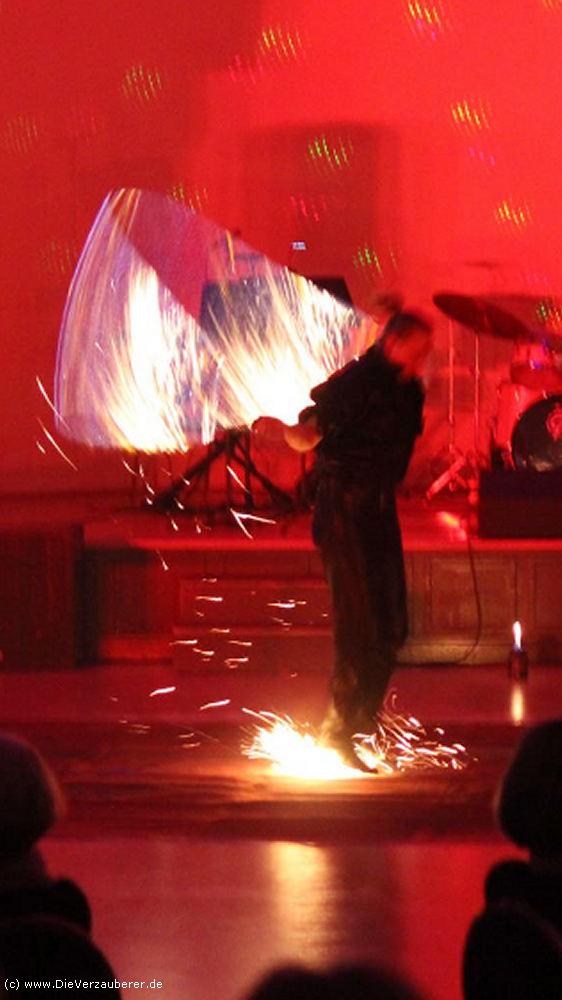Professionelle Feuerkunst für Innenräume