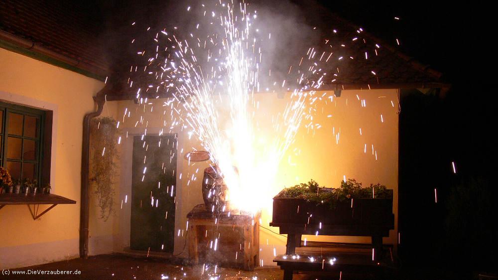 Feuershow Nürnberg als Geschenk zur Hochzeit