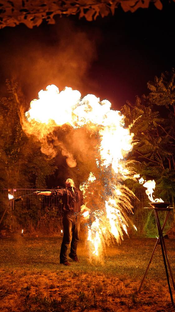Lichtshow als Showact, Unterhaltung & Überraschung