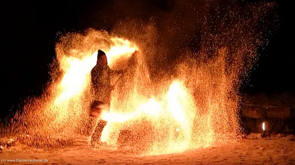 Künstler Firmen Weihnachtsfeier | Feuershow Sachsen buchen