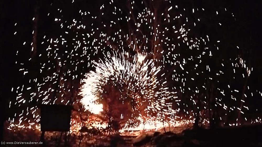 Feuerkünstler als Firmenweihnachtsfeier Höhepunkt