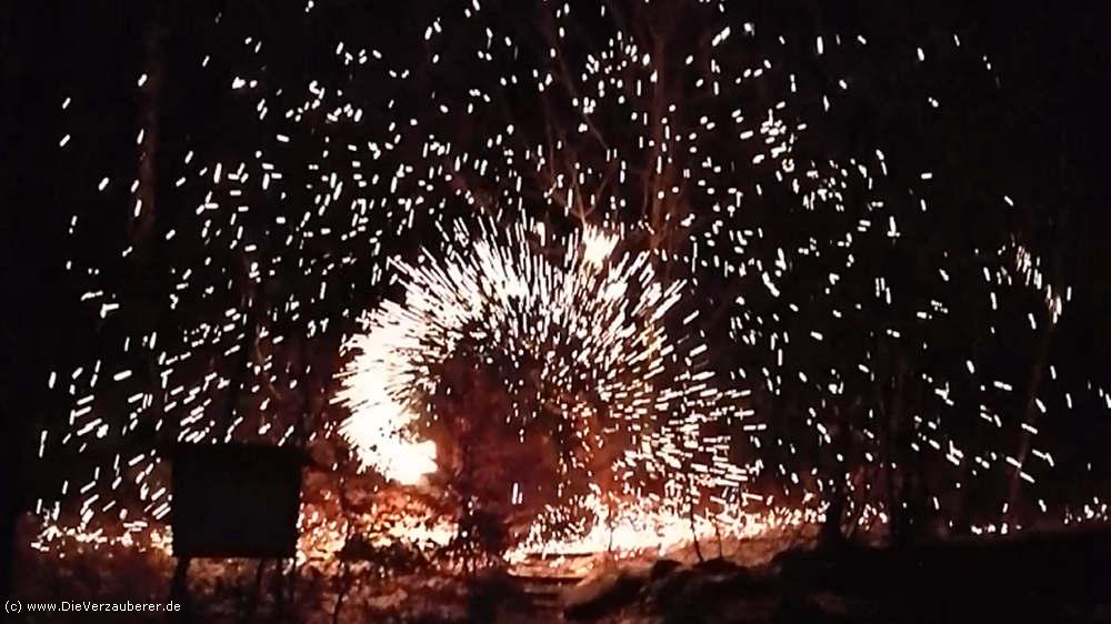 Feuerkünstler als Firmenweihnachtsfeier Höhepunkt