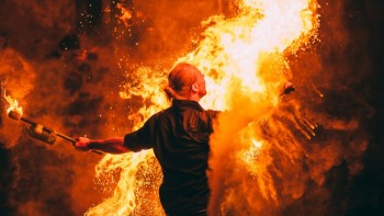 Feuershow Geburtstag